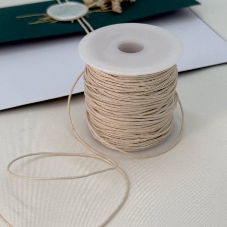 HOBBY & CRAFT - sfoara de bumbac cu aspect rustic pentru invitatii nunta