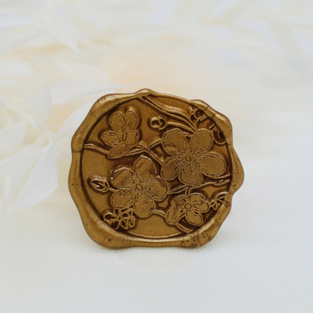 Sigilii de ceara handmade - Sigilii ceara pentru invitatii cu flori