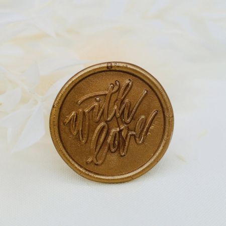 Sigilii de ceara handmade - Sigilii ceara invitatii with love