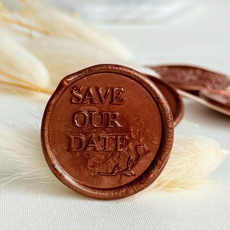 Sigilii ceara - sigiliu ceara pentru invitatii save the date