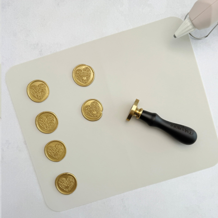 HOBBY & CRAFT - mat silicon/ suport silicon pentru turnat sigilii de ceara
