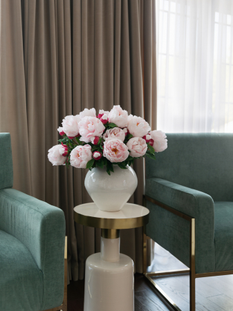 Bujor Artificial Light Pink [1]