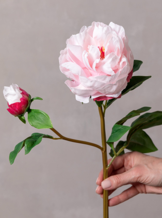 Bujor Artificial Light Pink [6]