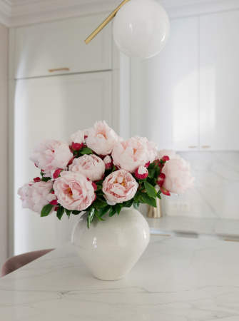 Bujor Artificial Light Pink [4]