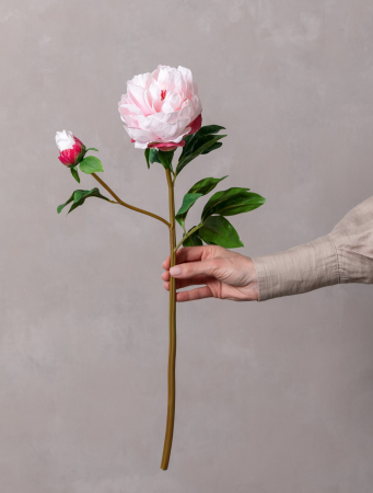 Bujor Artificial Light Pink [2]