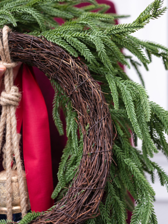 Coroniță Red Festive Artificială [3]