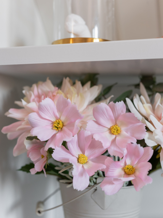 Cosmos Flower roz Artificială [8]