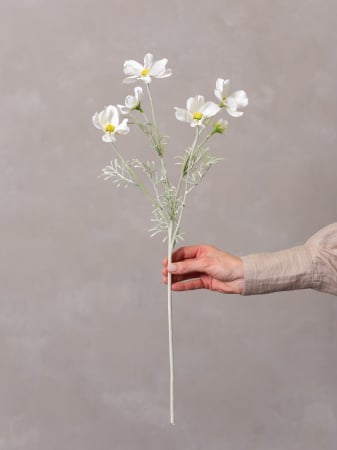 Cosmos Flower albă Artificială