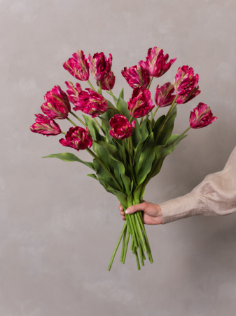 Lalea Artificială creata burdundy [1]