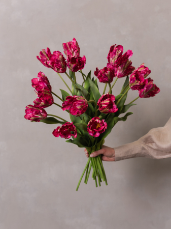 Lalea Artificială creata burdundy [2]