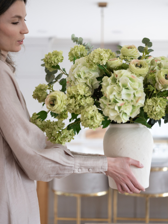 Hortensia Artificiala verde [3]