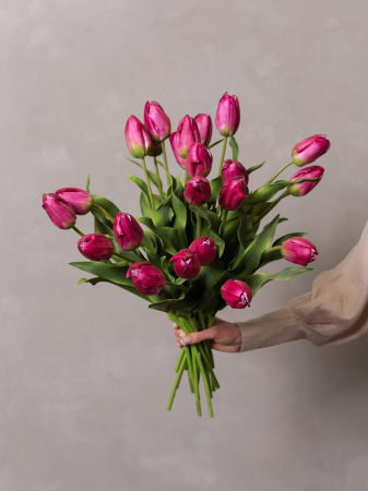 Lalea Artificială burgundy ( model 2 ) [3]