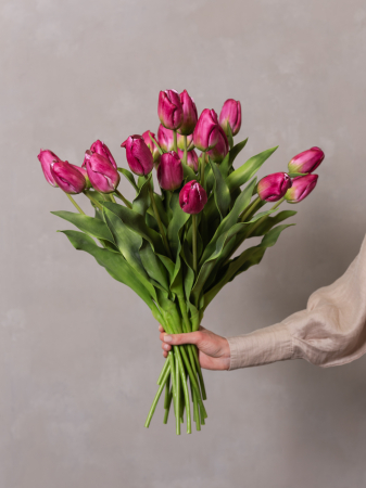 Lalea Artificială burgundy ( model 2 ) [2]