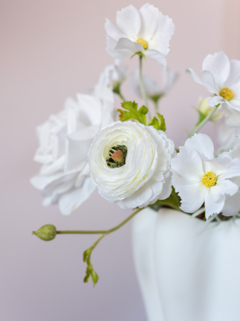 Ranunculus Artificial alb [5]