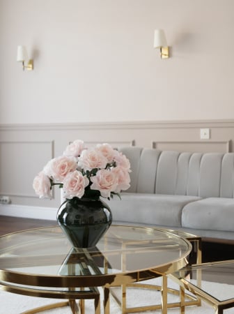 FLORI ARTIFICIALE - Trandafir Artificial Powder Pink