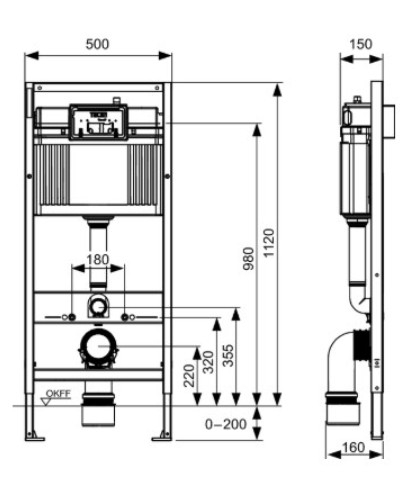 Pachet Rezervor + clapeta alba + vas WC + capac soft-close [3]