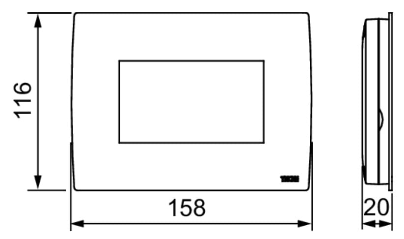 Unitate centrală TECEfloor Smart Home SH-CU, negru [2]