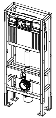 Modul WC  cu rezervor Uni, TECEconstruct-9500393 [3]