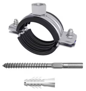 Colier metalic 1"1/4 cu garnitura si diblu [1]