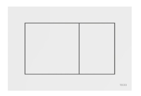 Clapeta actionare rezervor WC incastrat alb mat, TECEnow [1]