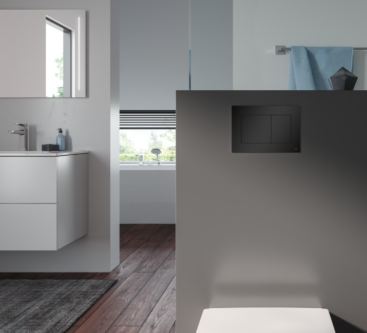 Clapeta actionare rezervor WC incastrat alb mat, TECEnow [4]