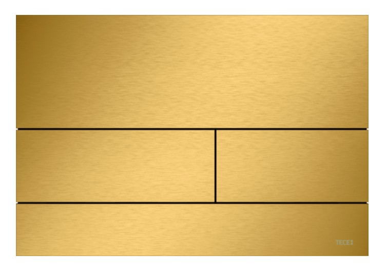 Clapeta Auriu periat TECEsquare din oel inoxidabil [1]