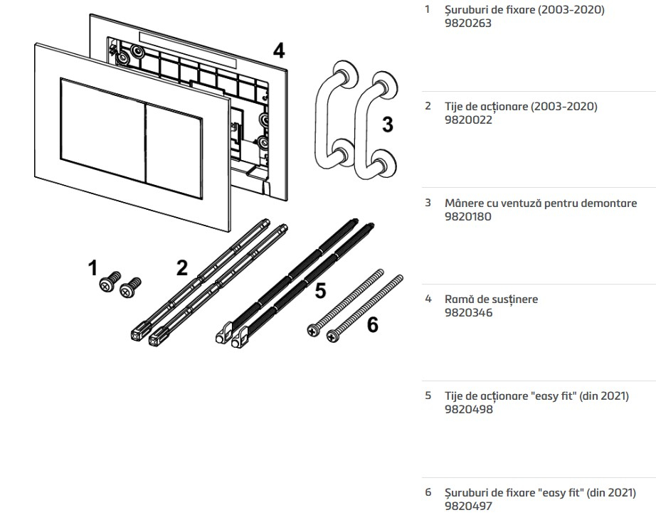 Clapeta TECEnow negru mat. [4]