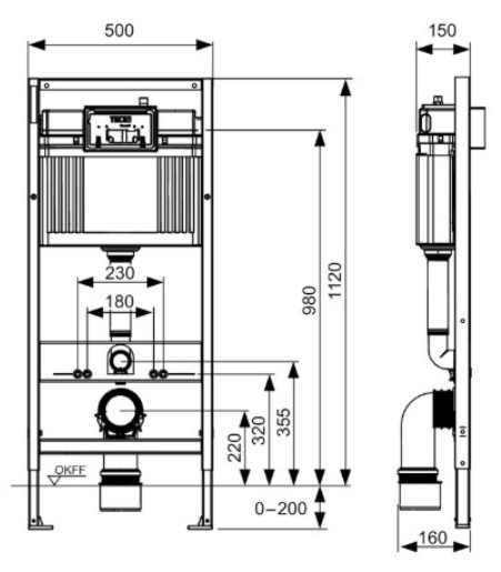 Pachet Rezervor + clapeta crom lucios + vas WC + capac soft-close [3]