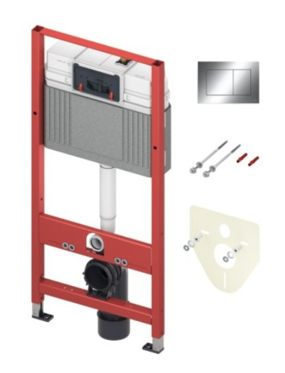 Pachet Rezervor + clapeta crom lucios + vas WC + capac soft-close [2]