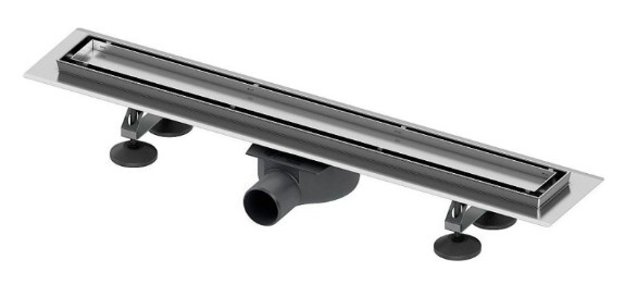 Pachet rigola dus cu grila Tece Linus Plate 60cm [2]