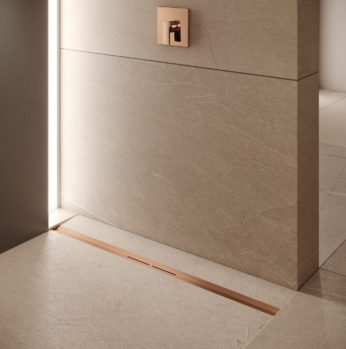 Profil de duș 80 cm Gold Optic Periat TECEdrainprofile [3]