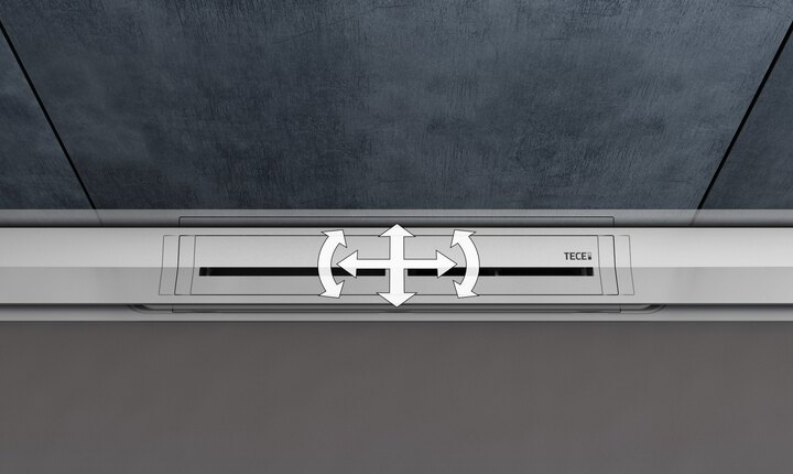 Profil dus Tece drainprofile, lungime ajustabila 50-90cm, otel inoxidabil lustruit [7]