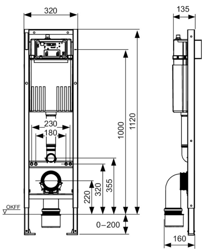Rezervor WC 7L clapeta alba TECEbase 9400440BA [2]