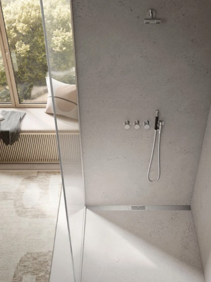 Set rigolă de duș TECElineo, oțel inoxidabil periat [7]