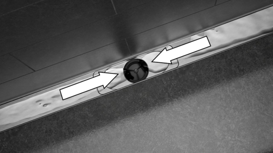 Set rigolă de duș TECElineo, oțel inoxidabil periat [9]