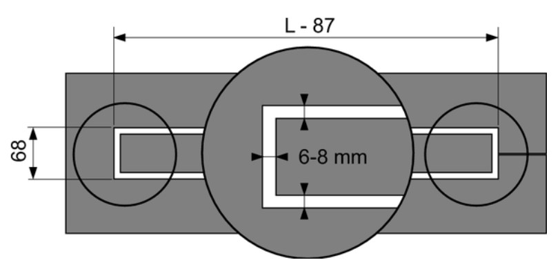 Rigola 800 TECEDrainline din inox pt acoperire cu piatra naturala [4]