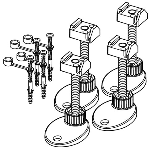 Piciorușe de montaj TECEdrainline [3]