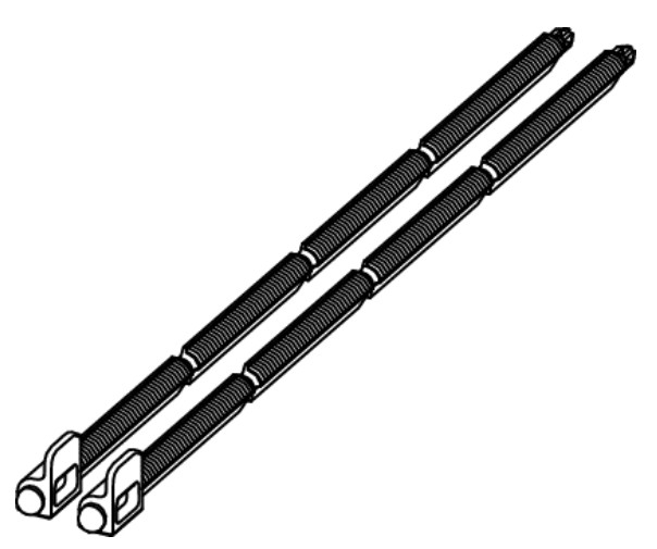 Set tije pt. clapete de actionare  TECE-9820498 [4]
