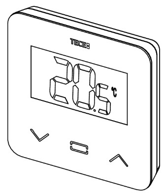 Termostat de cameră Alb SH-DT, temperatură, afișaj LCD TECEfloor -77420051 [3]