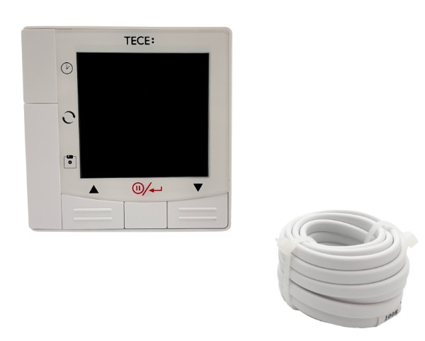Cronotermostat cu afisaj digital pe fir cu senzor de sapa TECEfloor -77410017 [1]