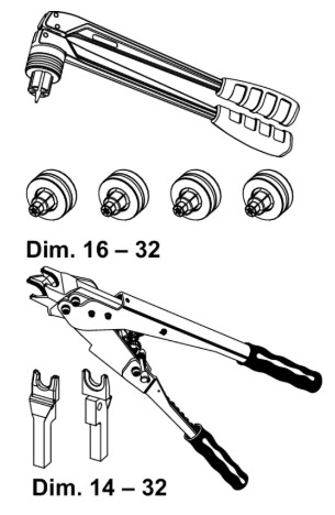 Trusă de scule manuale TECEflex [4]