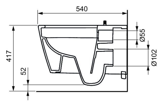 Vas WC cu bideu alb TECEneo,  TECEneo 9700205 [3]