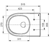 Vas WC cu spălare ciclon TECEloft [5]