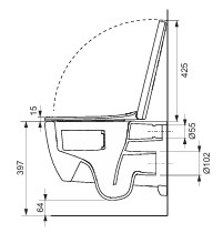 Vas WC cu spălare ciclon TECEloft [4]