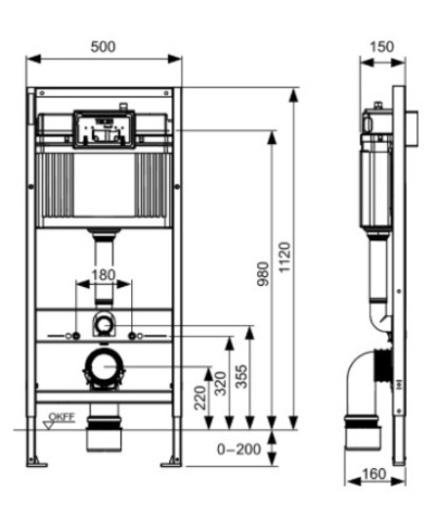 Pachet Rezervor + clapeta alba + vas WC + capac soft-close [2]