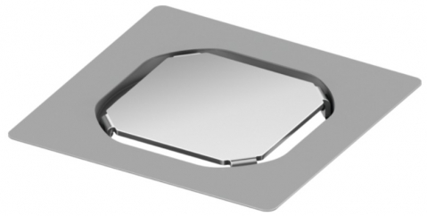 TECEdrainpointS - Ramă 100mm TECEdrainpoint S din oțel inoxidabil