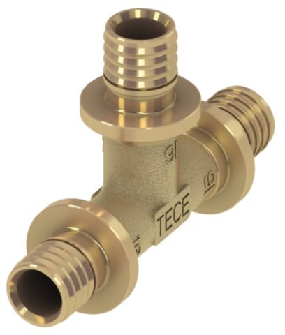 Teu egal alama - Teu egal ø40 TECEflex, alamă standard