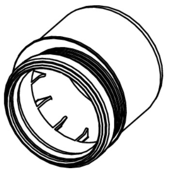 Adaptor excentric PP, DN 90/110 - 9820136 [1]