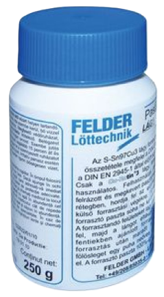 Obiecte, Tevi Si Fitinguri Din Cupru - Pasta pentru lipire Felder, 250 g