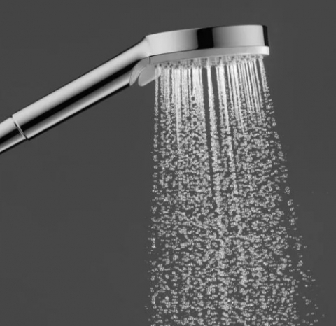 Para de dus mobila Vario EcoSmart 2 Jet, negru mat [1]